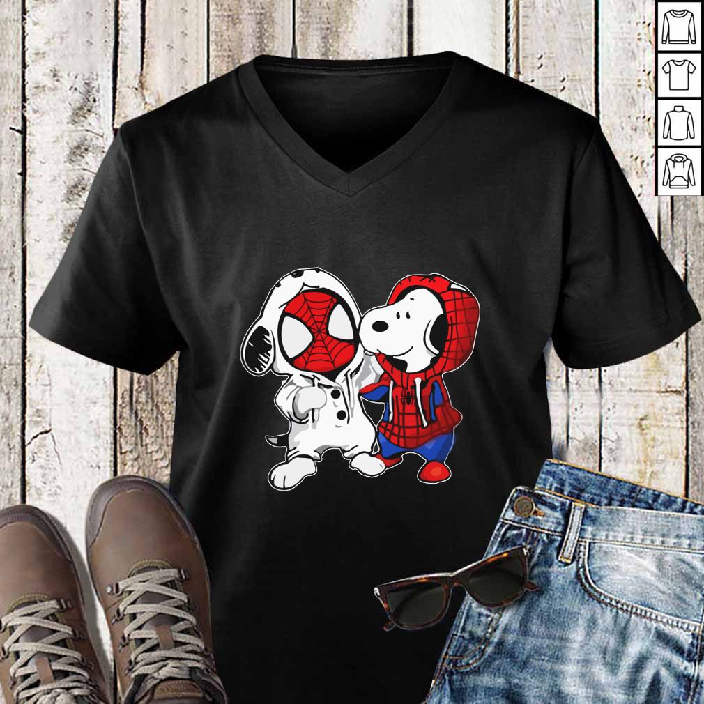 Baby Spiderman And Snoopy Shirt