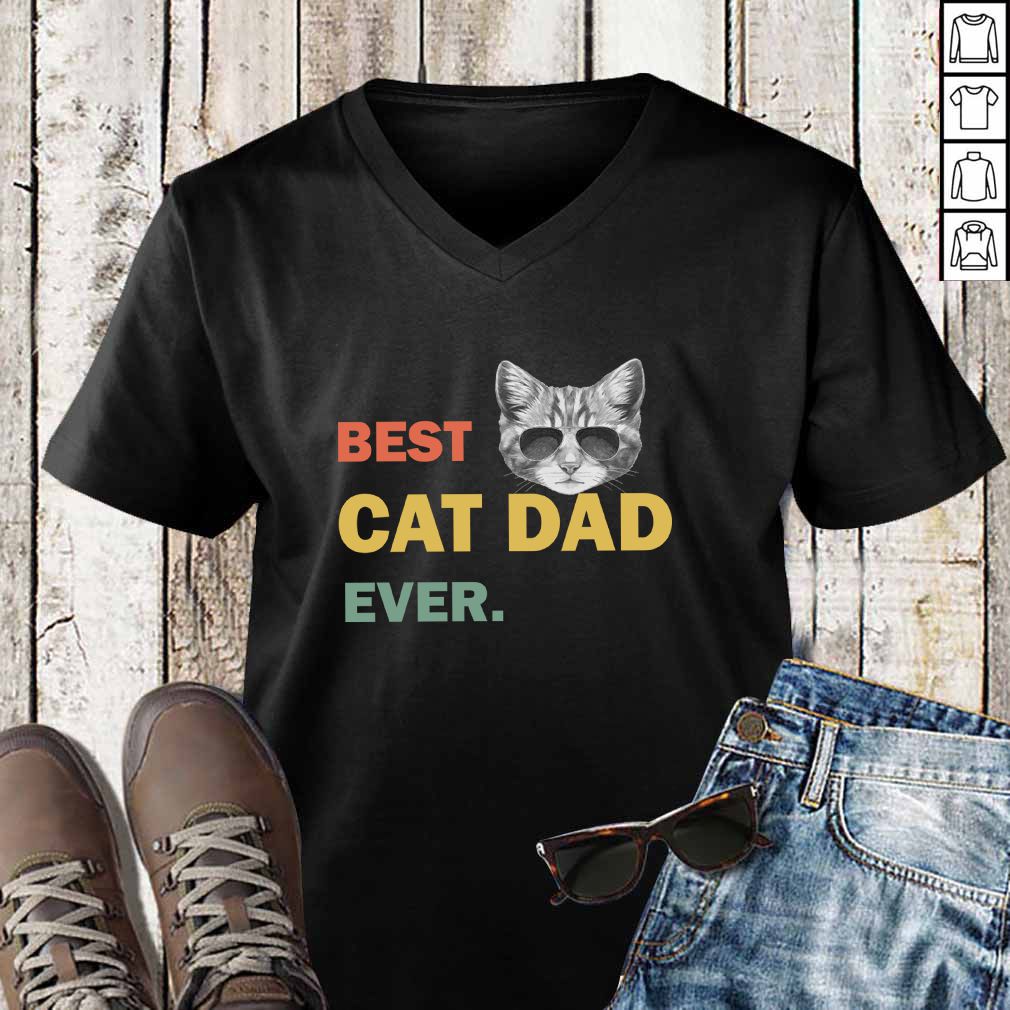 Best Cat Dad Ever T-Shirt Cat-Daddy Gift Shirts T-Shirt