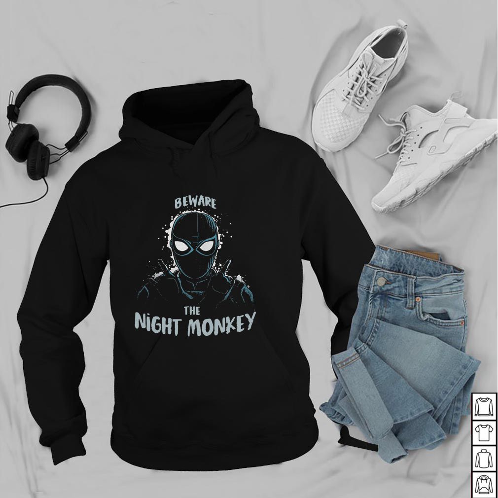 Beware the night monkey Spider-Man far from home shirt