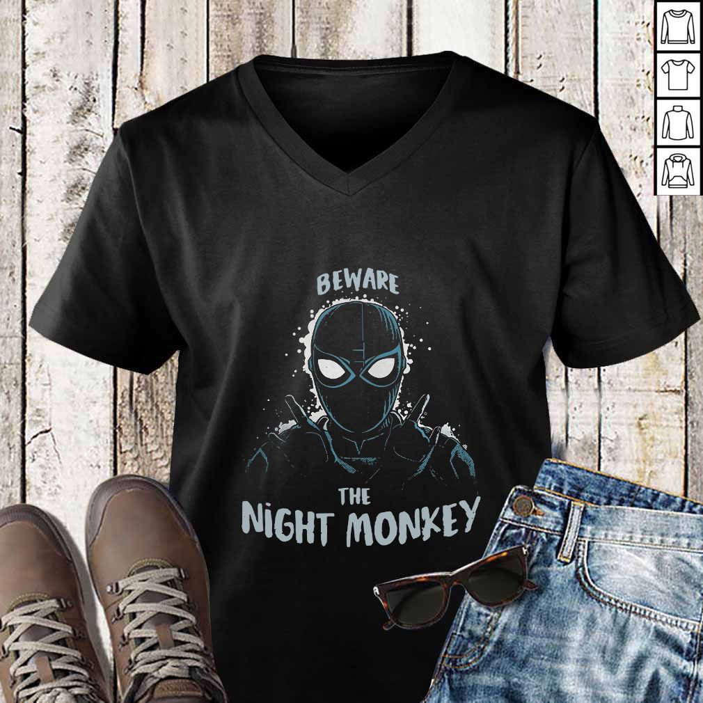 Beware the night monkey Spider-Man far from home shirt