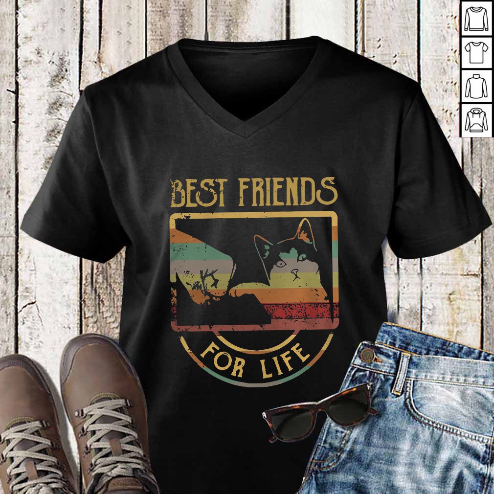 Cat best friends for life shirt