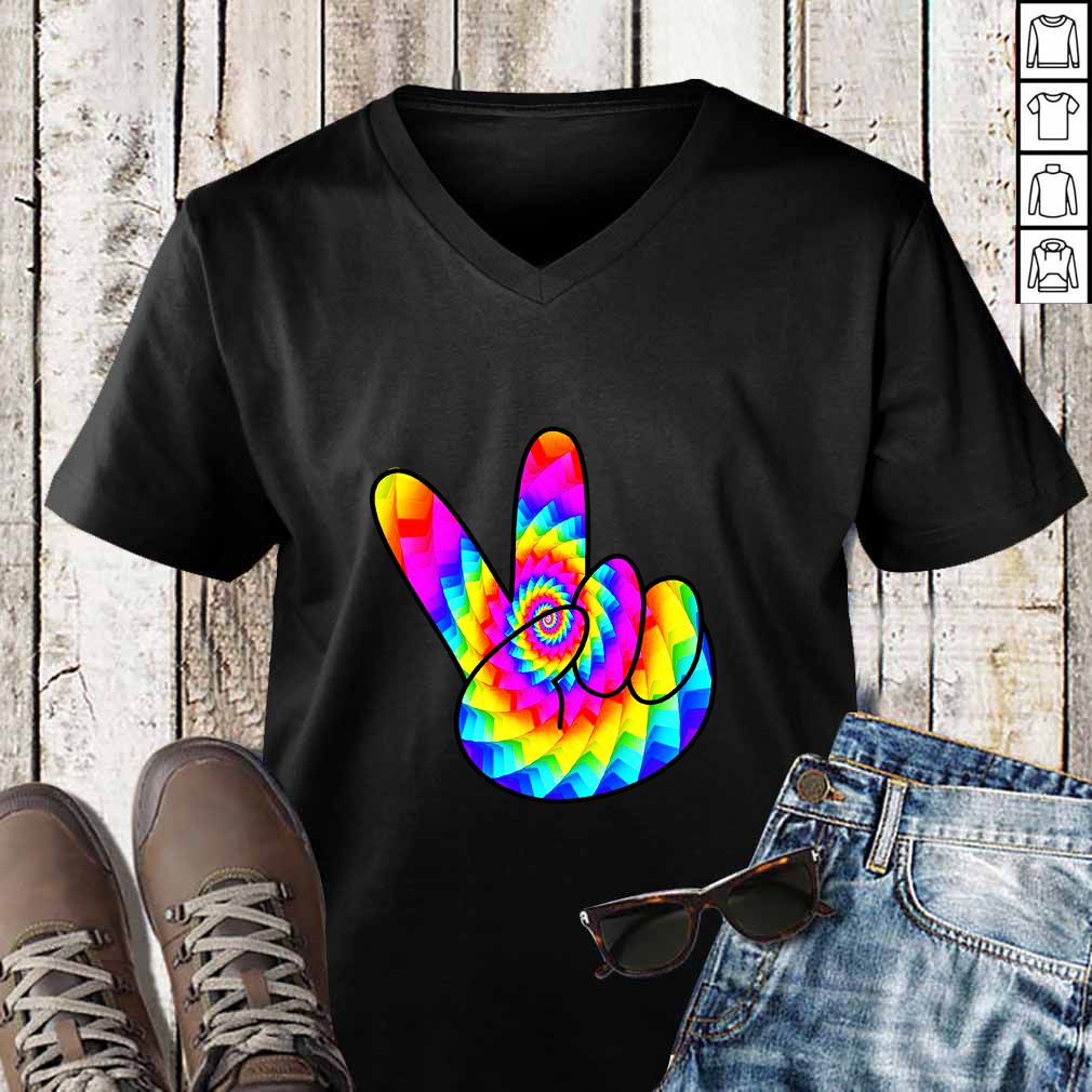 Cool Peace Hand Tie Dye For Boys And Girls T-Shirt