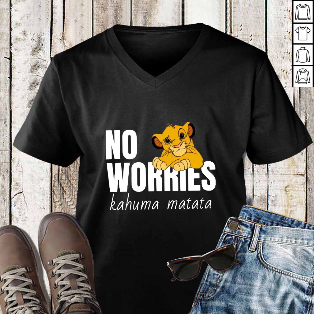 Disney Lion King Classic No Worries Simba Funny T-Shirt
