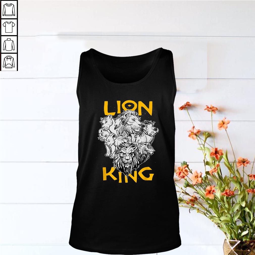 Disney The Lion King Live Action Stacked Group Shot Portrait T Shirt