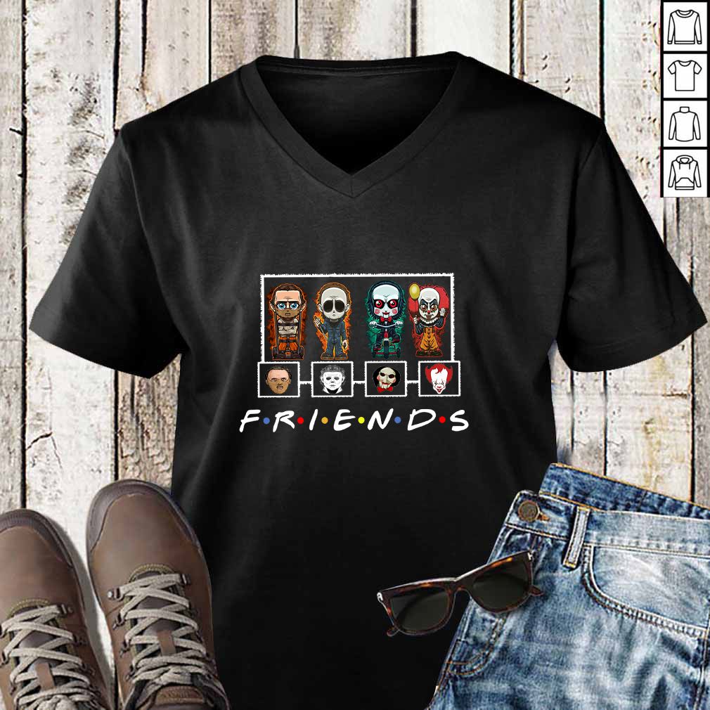 Friends Horror Movie Creepy Halloween Funny T-Shirt (6)