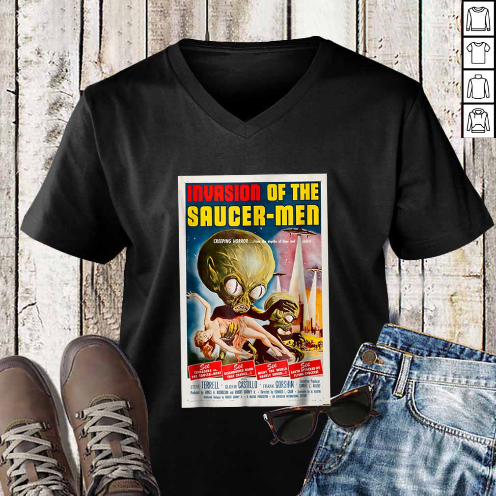 Invasion Of The Saucer Vintage Alien Movie shirt