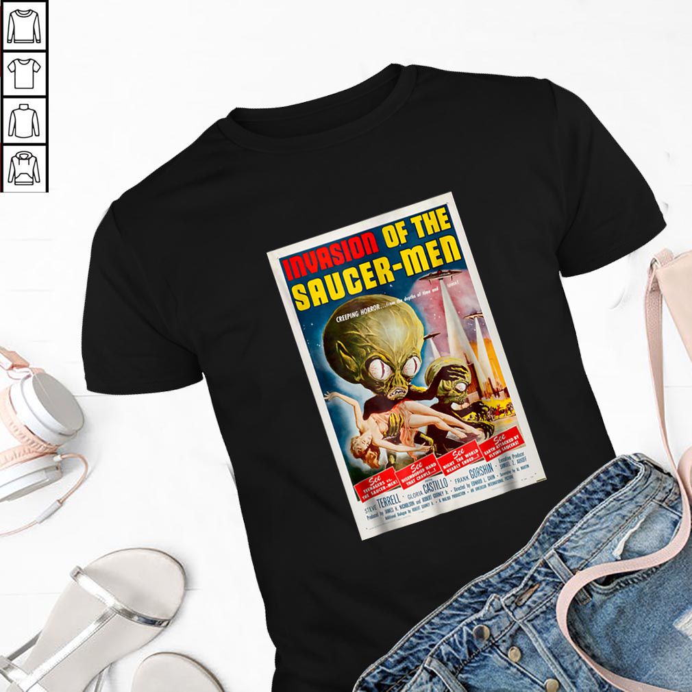 Invasion Of The Saucer Vintage Alien Movie shirt