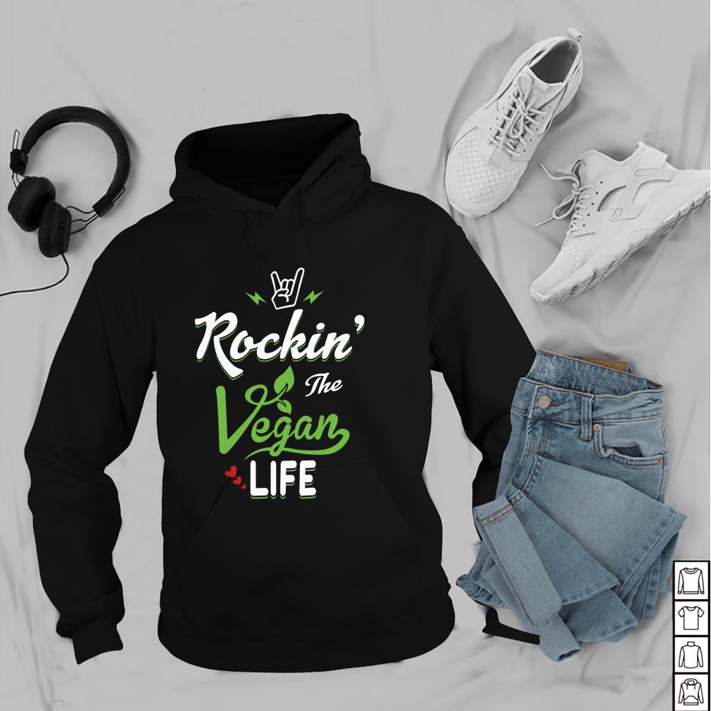 Rockin' The Vegan Life Vegan Gift T-Shirt