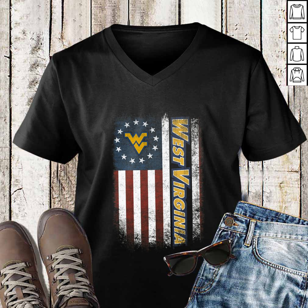 West Virginia Mountaineers Betsy Ross flag shirt