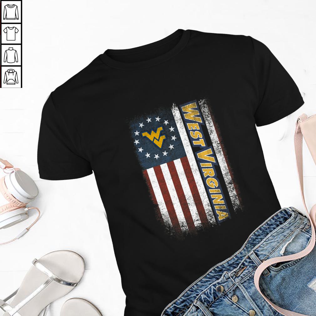 West Virginia Mountaineers Betsy Ross flag shirt