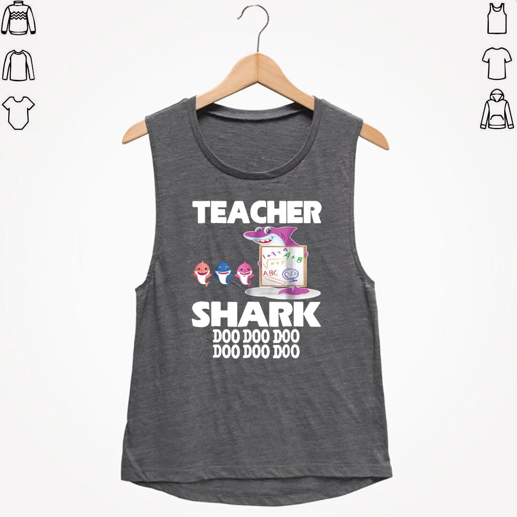 Awesome Teacher Shark Doo Doo Doo Cute Gift For Teacher hoodie, sweater, longsleeve, shirt v-neck, t-shirt