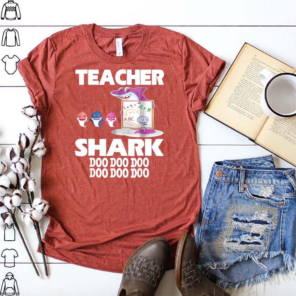 Awesome Teacher Shark Doo Doo Doo Cute Gift For Teacher hoodie, sweater, longsleeve, shirt v-neck, t-shirt