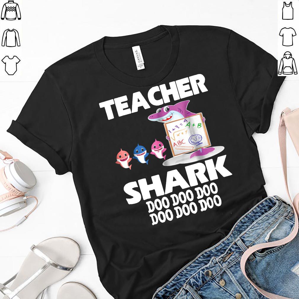 Awesome Teacher Shark Doo Doo Doo Cute Gift For Teacher shirt