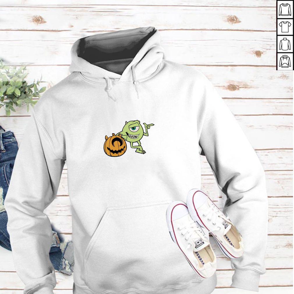 Disney Pixar Monster Inc Mike Halloween Pumpkin T hoodie, sweater, longsleeve, shirt v-neck, t-shirt 4