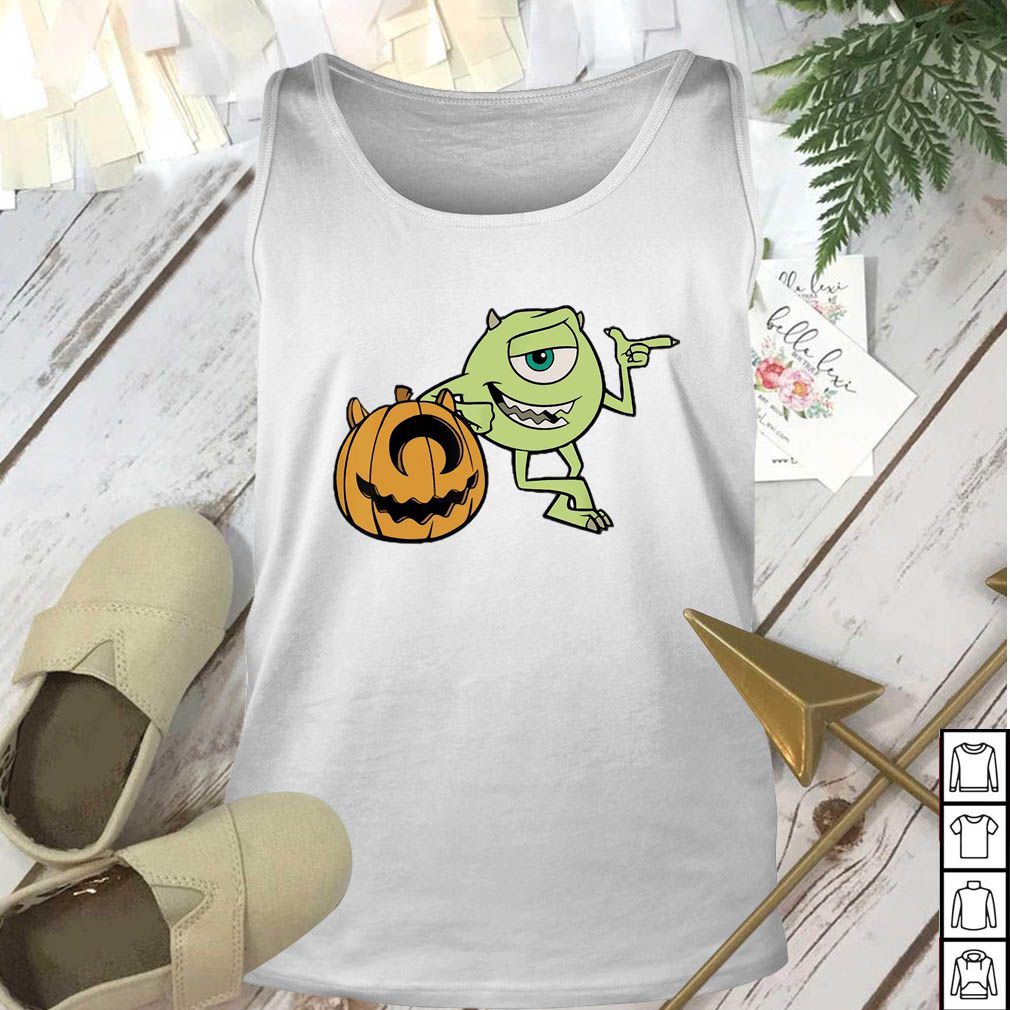 Disney Pixar Monster Inc Mike Halloween Pumpkin T hoodie, sweater, longsleeve, shirt v-neck, t-shirt 5