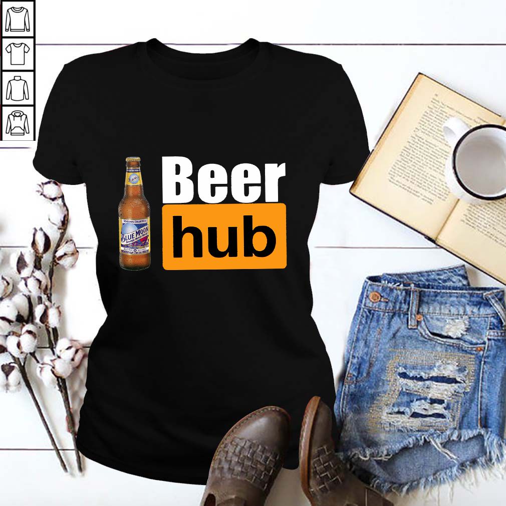Blue Moon Beer Hub Shirt Porn Hub Style Beer Tee Shirt