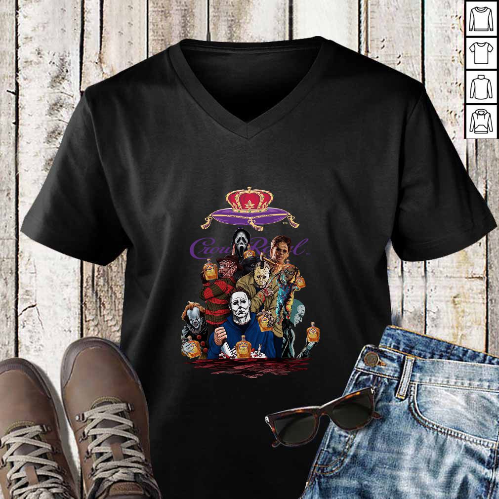 Crown Royal horror characters movies hoodie, sweater, longsleeve, shirt v-neck, t-shirt