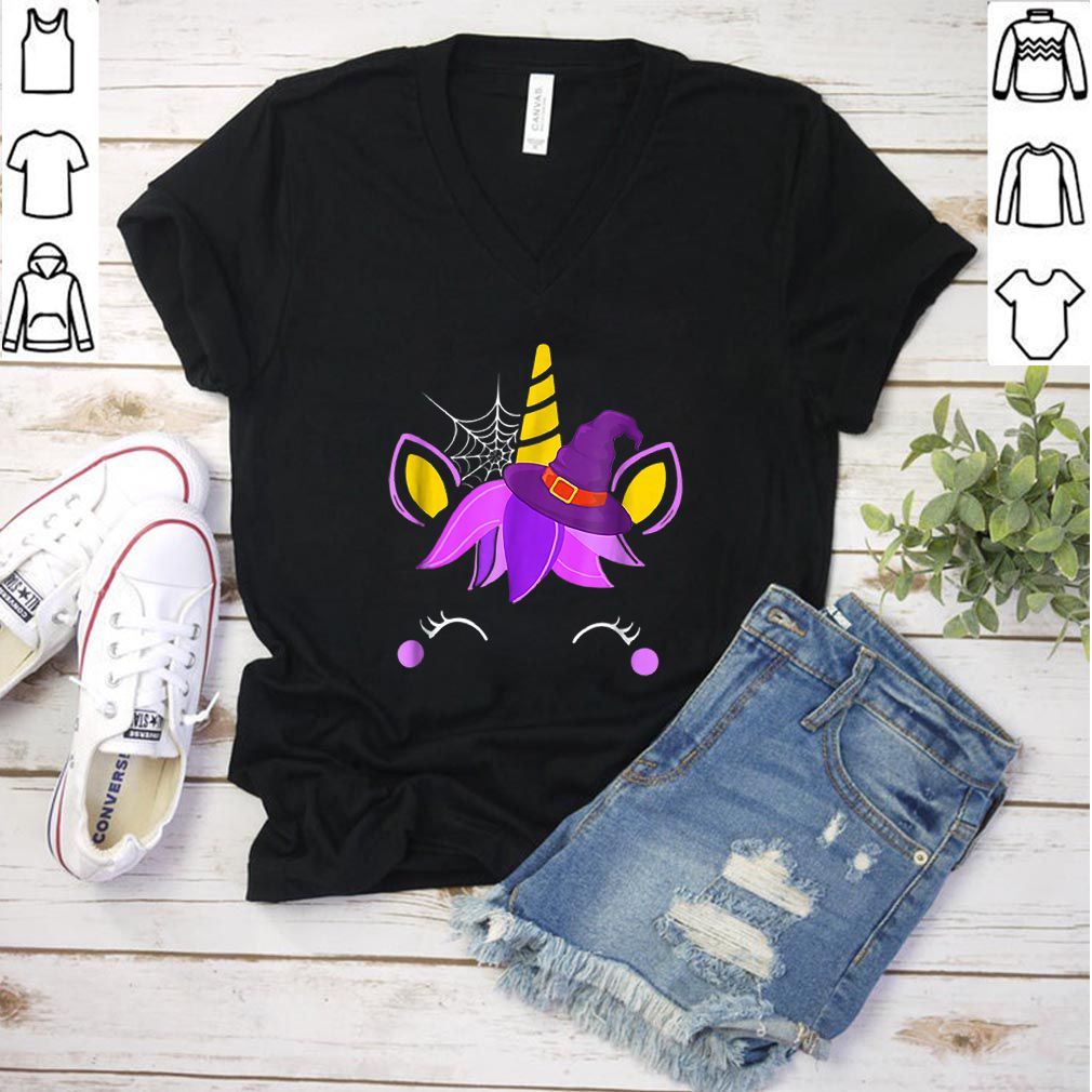 Funny Unicorn Witch’s hat Halloween Costume Girls Kids hoodie, sweater, longsleeve, shirt v-neck, t-shirt