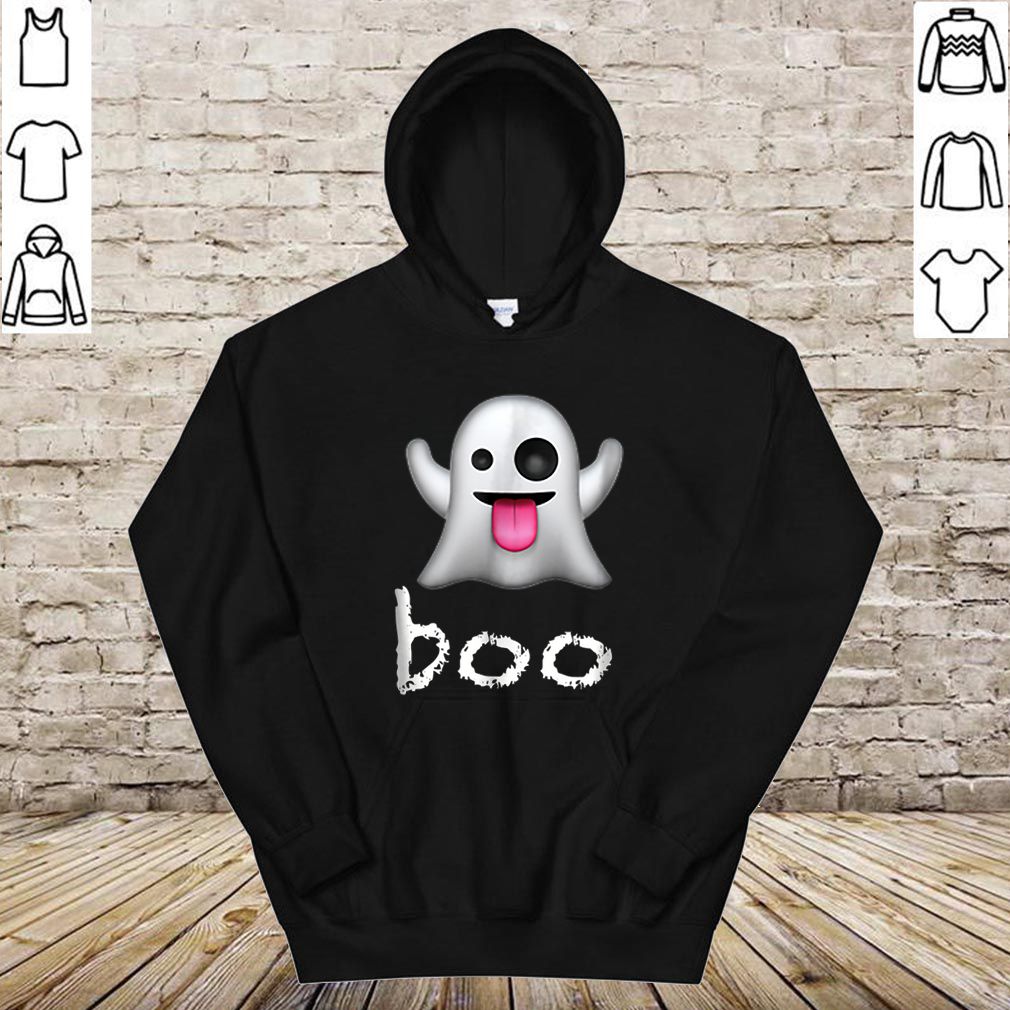 Hot BOO Emoji Ghost Funny Halloween hoodie, sweater, longsleeve, shirt v-neck, t-shirt