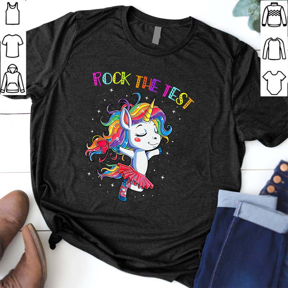 Rock The Test T Shirt Funny School Professor Teacher Joke T Shirt 6