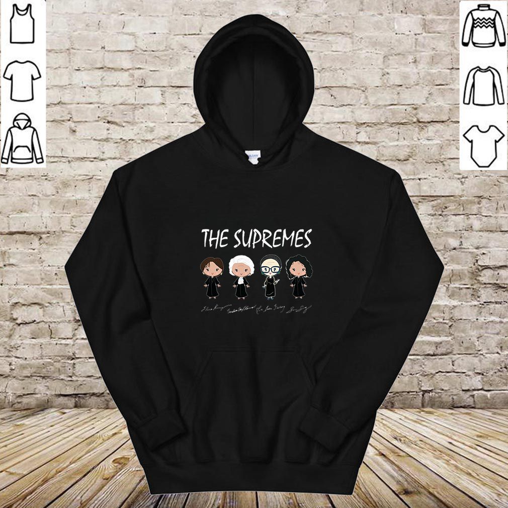 The supremes Ruth Bader Ginsburg signatures hoodie, sweater, longsleeve, shirt v-neck, t-shirt