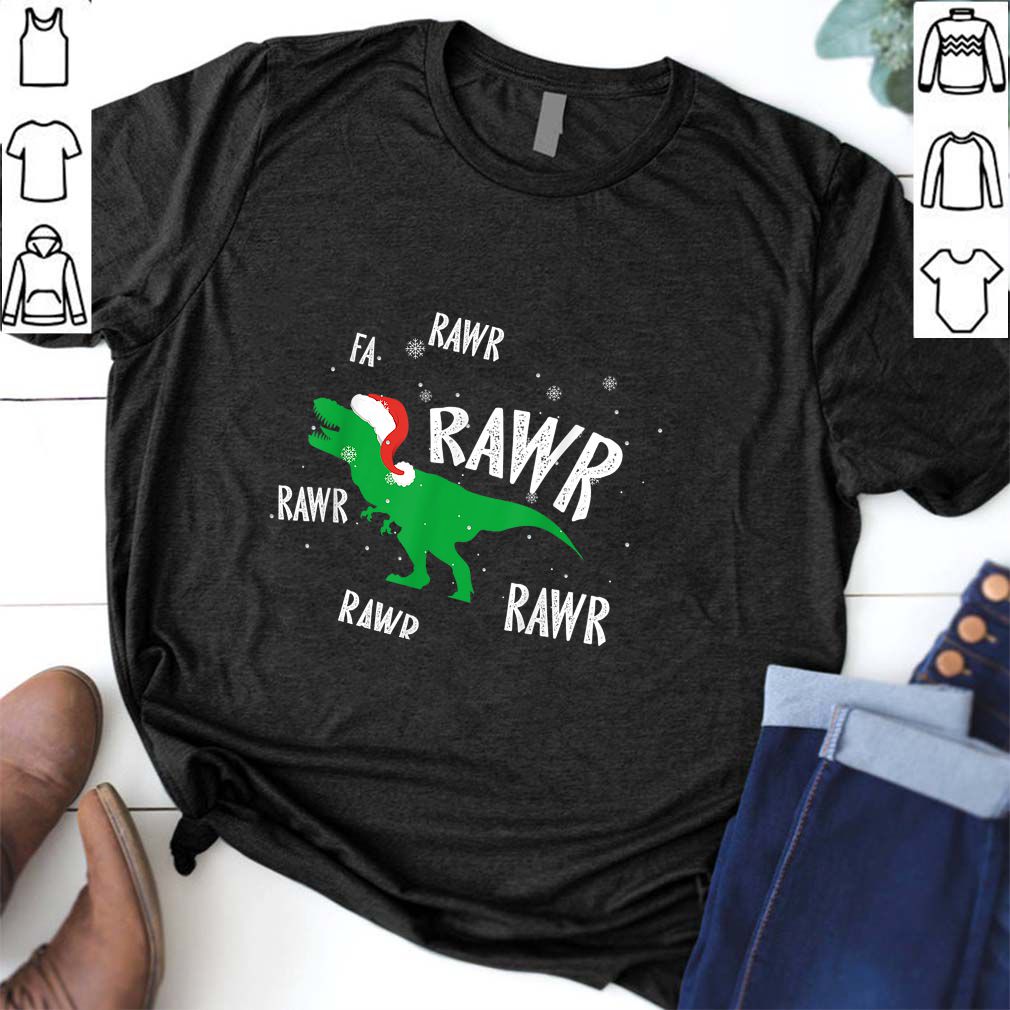 Trex Christmas T-Rex Rawr Rawr Gift Thoodie, sweater, longsleeve, shirt v-neck, t-shirt Funny T-Shirt
