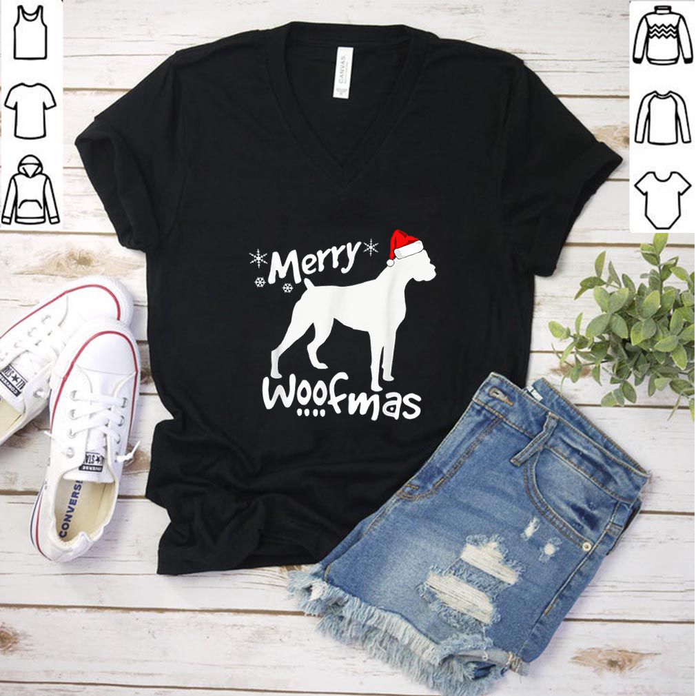 Awesome Boxer Dog Christmas – Merry Woofmas shirt