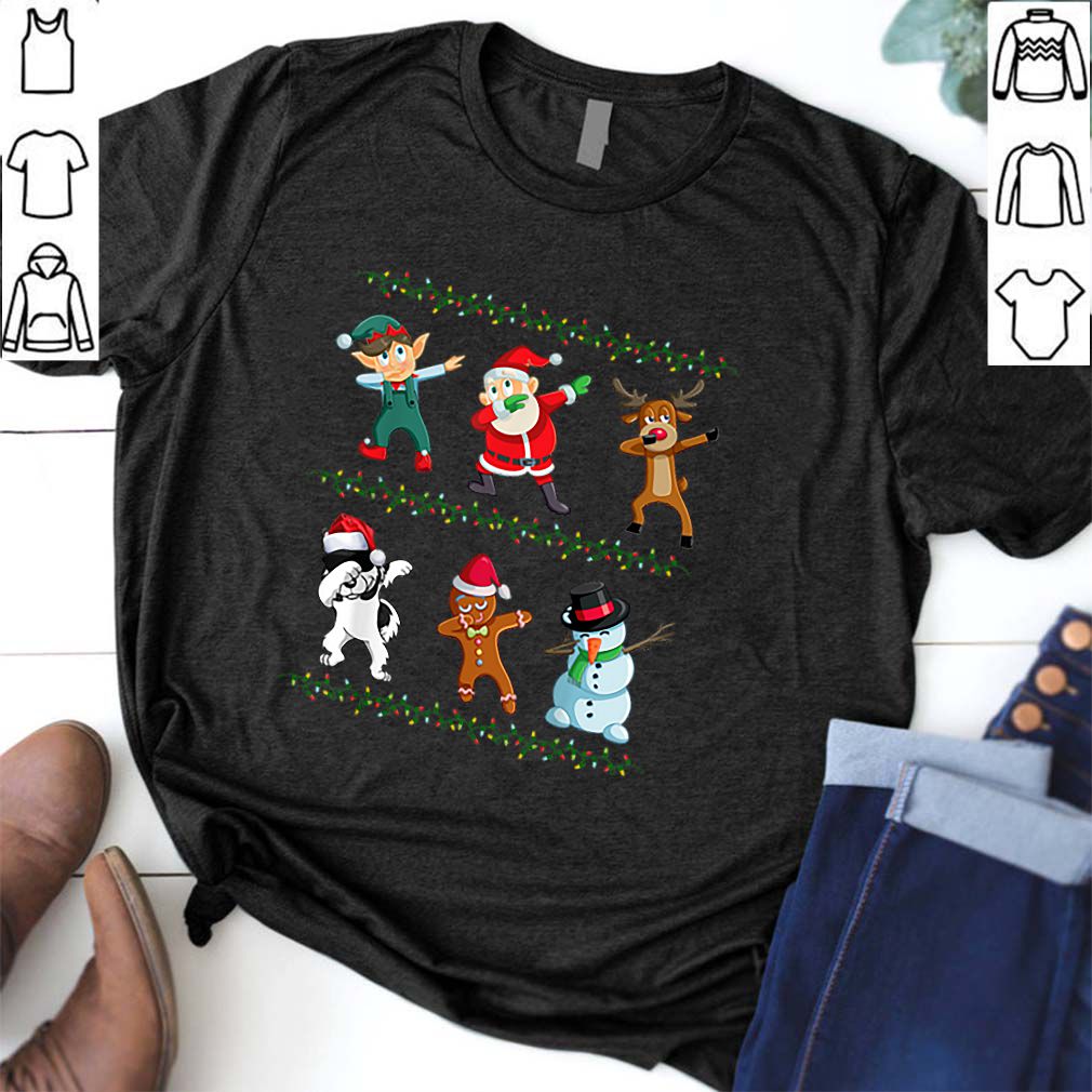 Awesome Funny Dabbing Santa Alaskan And Friends Christmas hoodie, sweater, longsleeve, shirt v-neck, t-shirt