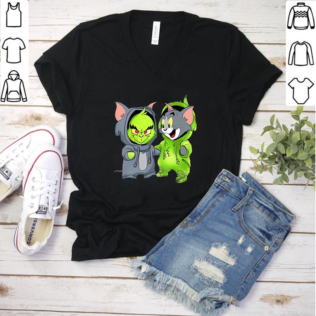 Baby Grinch and Tom hoodie, sweater, longsleeve, shirt v-neck, t-shirt 3