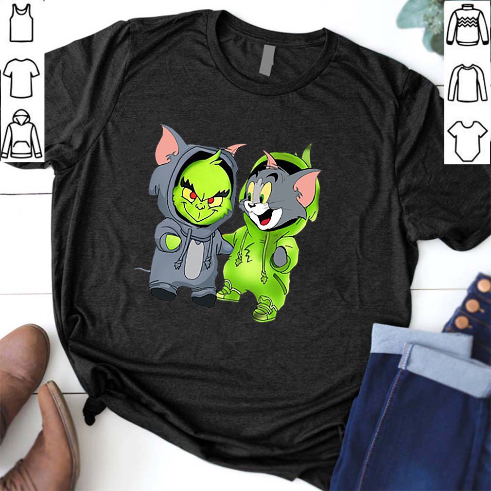 Baby Grinch and Tom hoodie, sweater, longsleeve, shirt v-neck, t-shirt 6