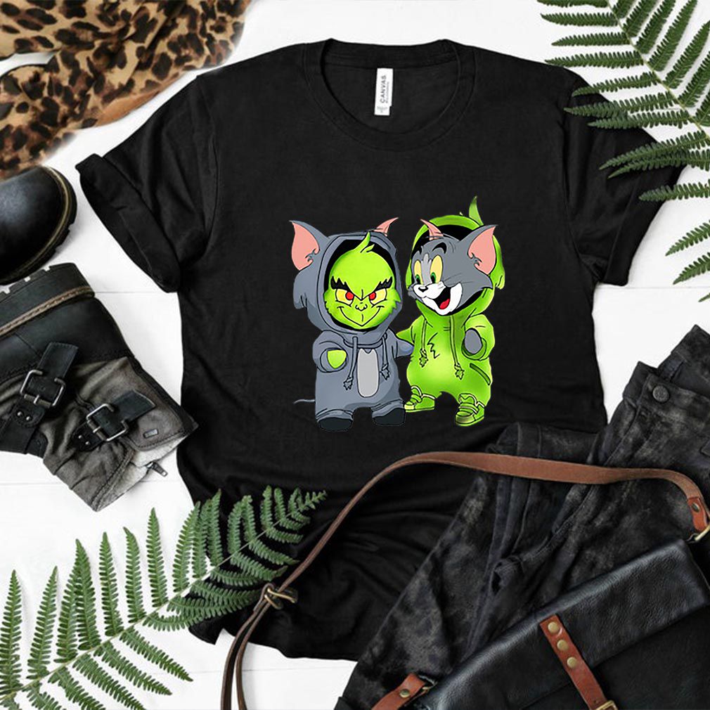 Baby Grinch and Tom hoodie, sweater, longsleeve, shirt v-neck, t-shirt