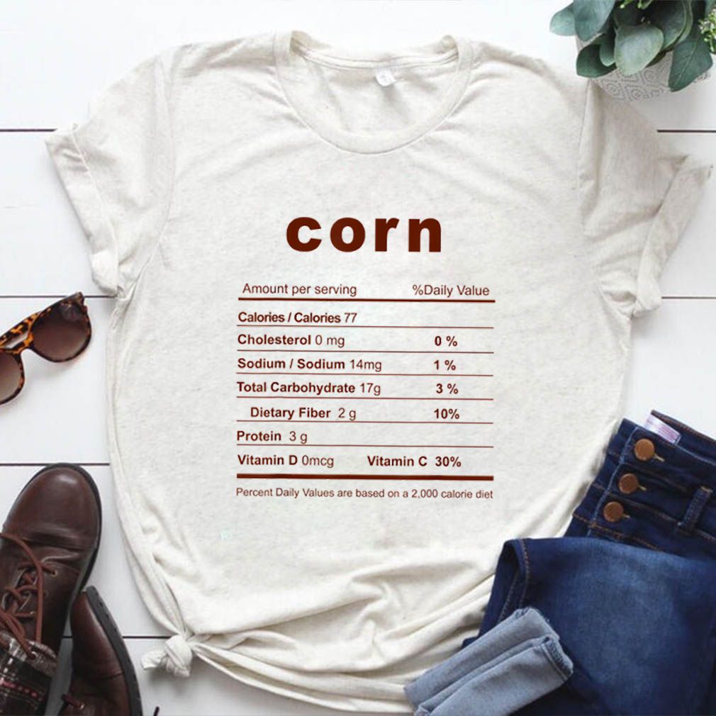 Beautiful Christmas Corn Funny Christmas Food Nutrition Facts hoodie, sweater, longsleeve, shirt v-neck, t-shirt