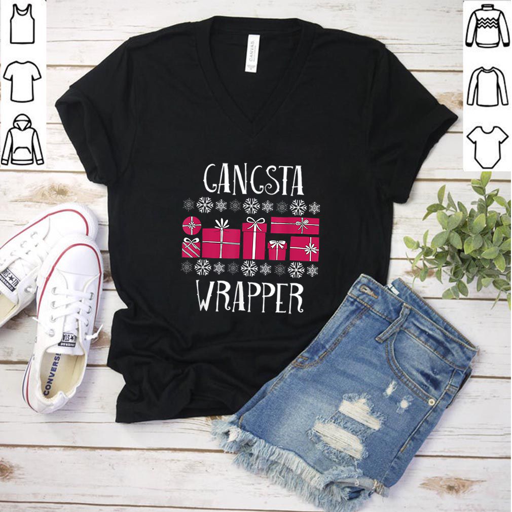 Beautiful Gangsta Wrapper Funny Christmas Party Gifts hoodie, sweater, longsleeve, shirt v-neck, t-shirt 3