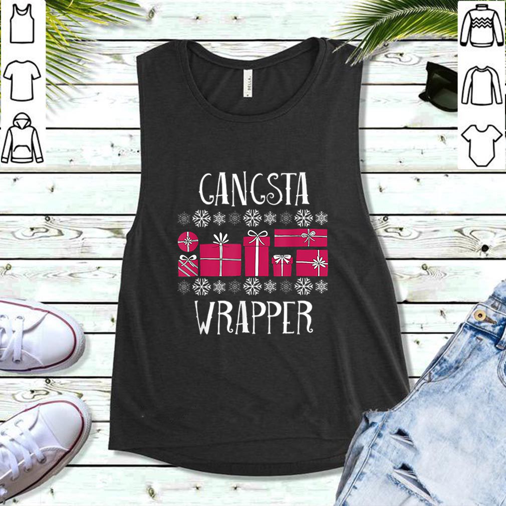 Beautiful Gangsta Wrapper Funny Christmas Party Gifts hoodie, sweater, longsleeve, shirt v-neck, t-shirt 5