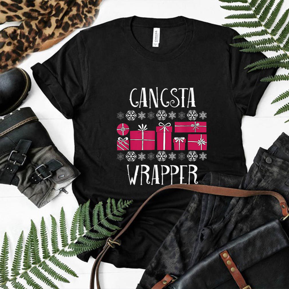 Beautiful Gangsta Wrapper Funny Christmas Party Gifts hoodie, sweater, longsleeve, shirt v-neck, t-shirt