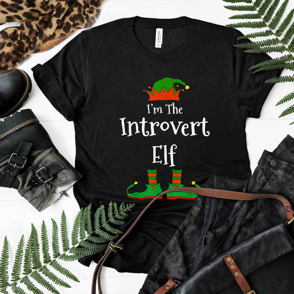 Beautiful I’m The Introvert Elf Family Matching Funny Christmas Gift shirt