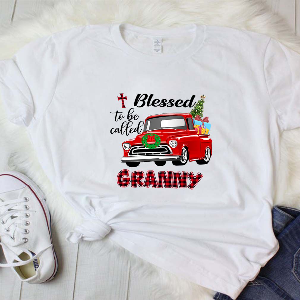 Blessed To Be Called Granny Funny Christmas Gift T-Shirt