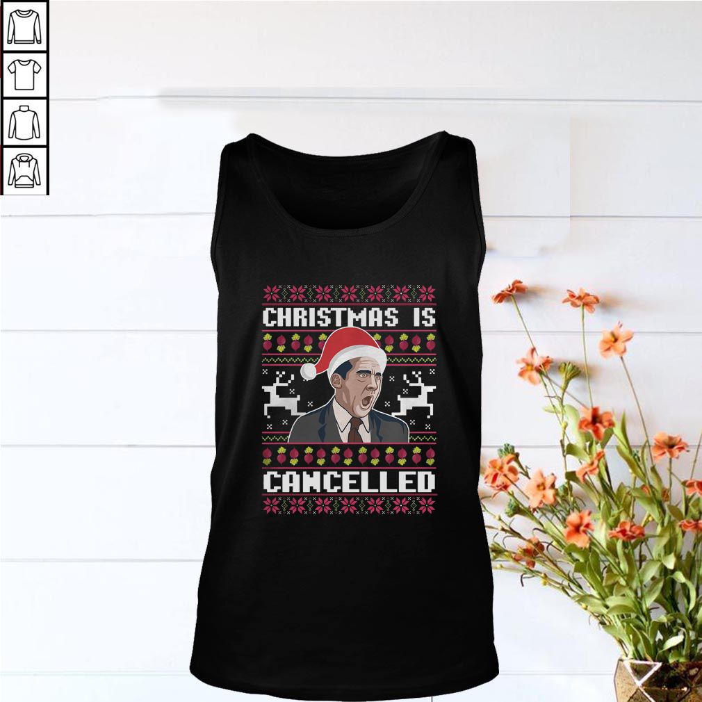 Christmas Is Cancelled Michael Scott Shirt