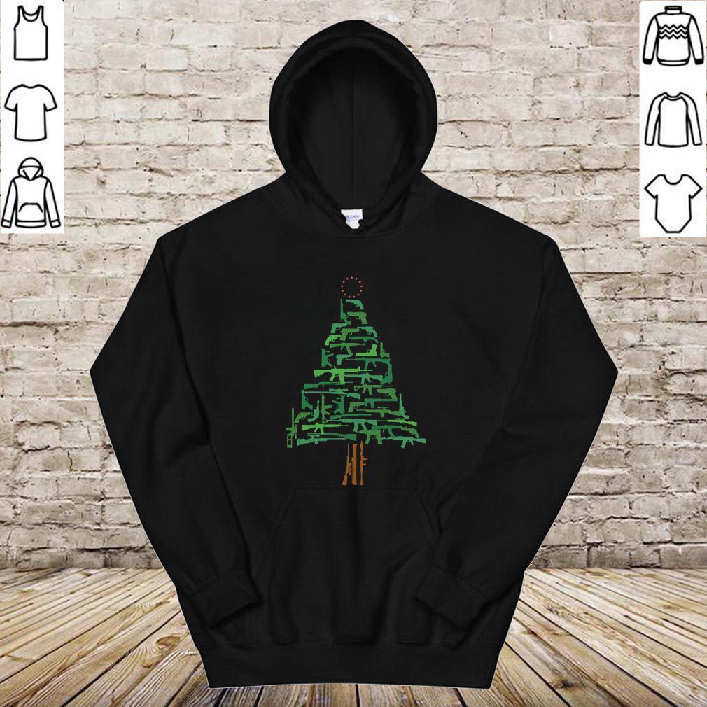 Christmas Tree Green Gun hoodie, sweater, longsleeve, shirt v-neck, t-shirt