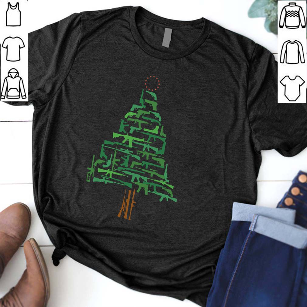 Christmas Tree Green Gun hoodie, sweater, longsleeve, shirt v-neck, t-shirt