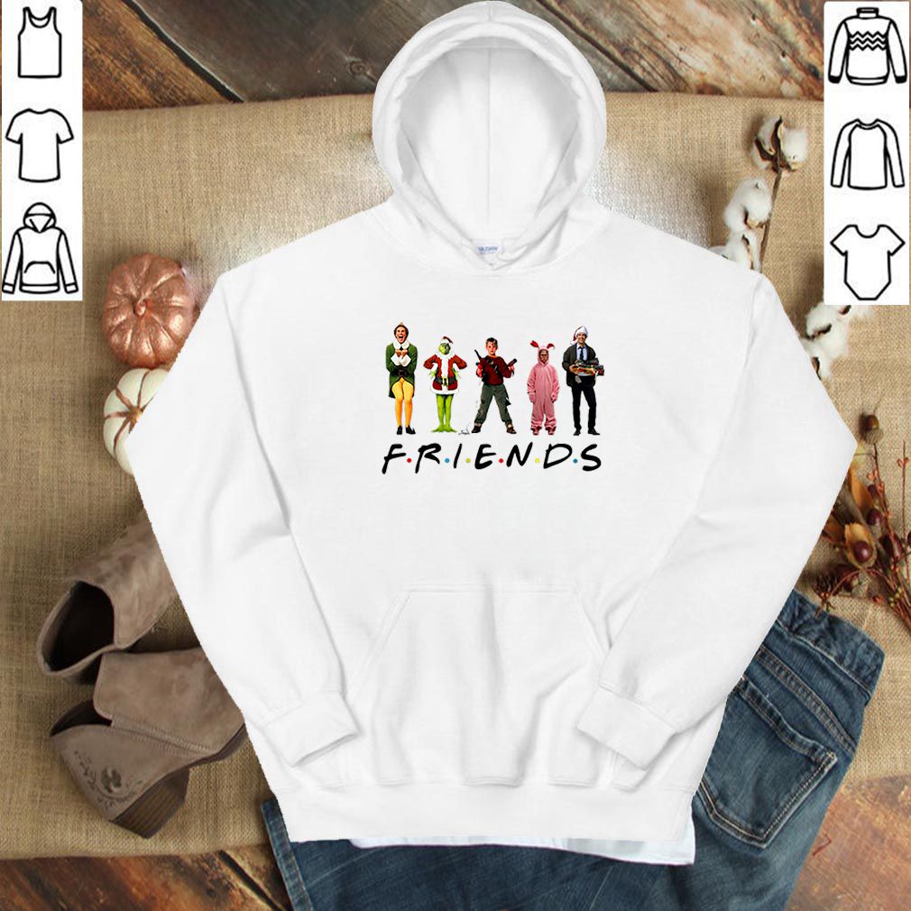 Friends Elf Grinch Kevin Ralphie’s Bunny Michael Scott Christmas hoodie, sweater, longsleeve, shirt v-neck, t-shirt