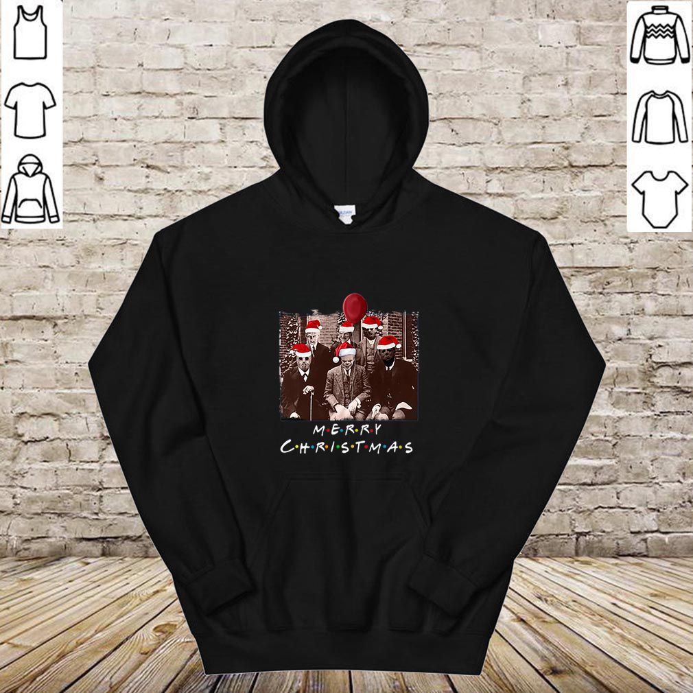 Friends Horror Movies Characters Merry Christmas hoodie, sweater, longsleeve, shirt v-neck, t-shirt