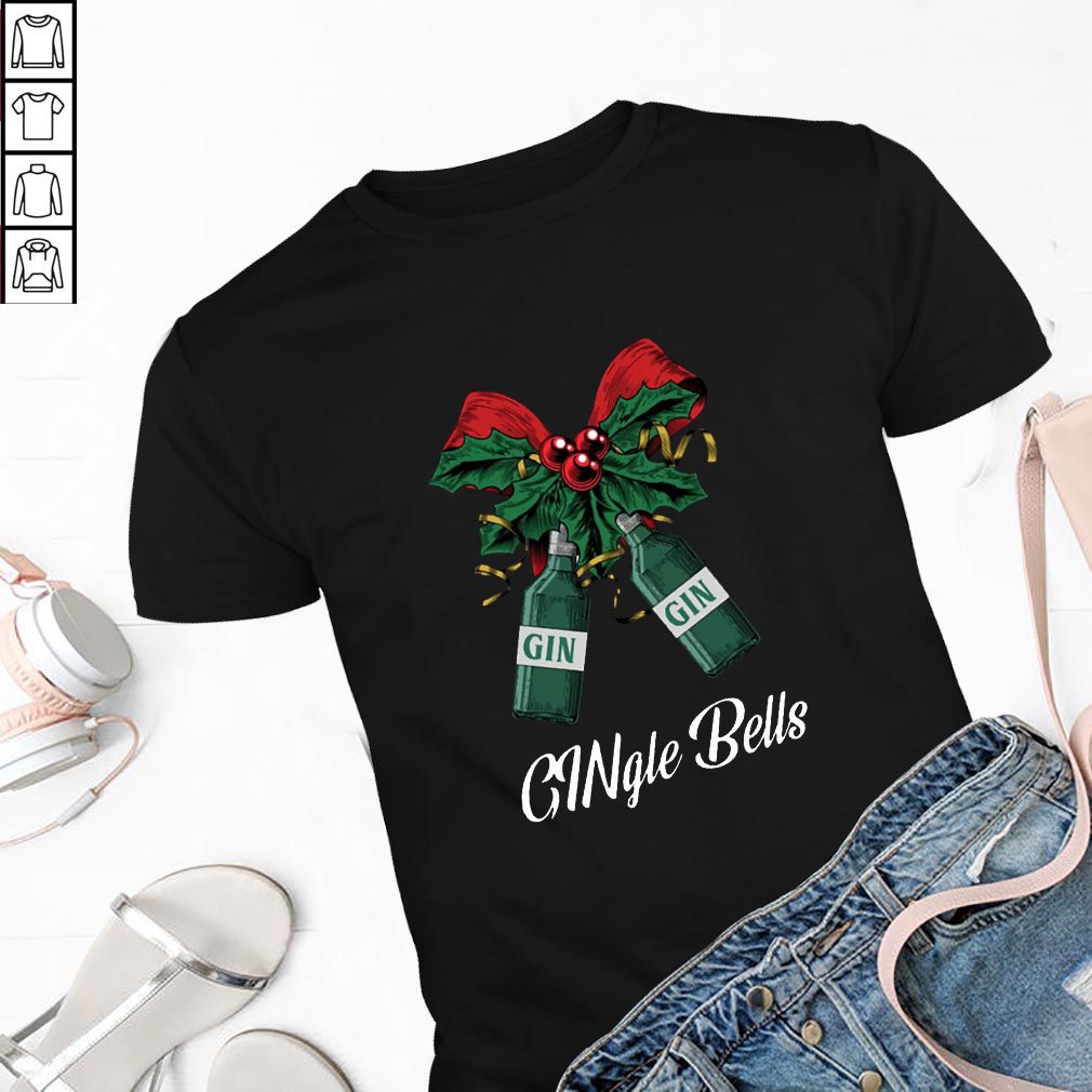 Gin Gingle Bells Christmas t-hoodie, sweater, longsleeve, shirt v-neck, t-shirts