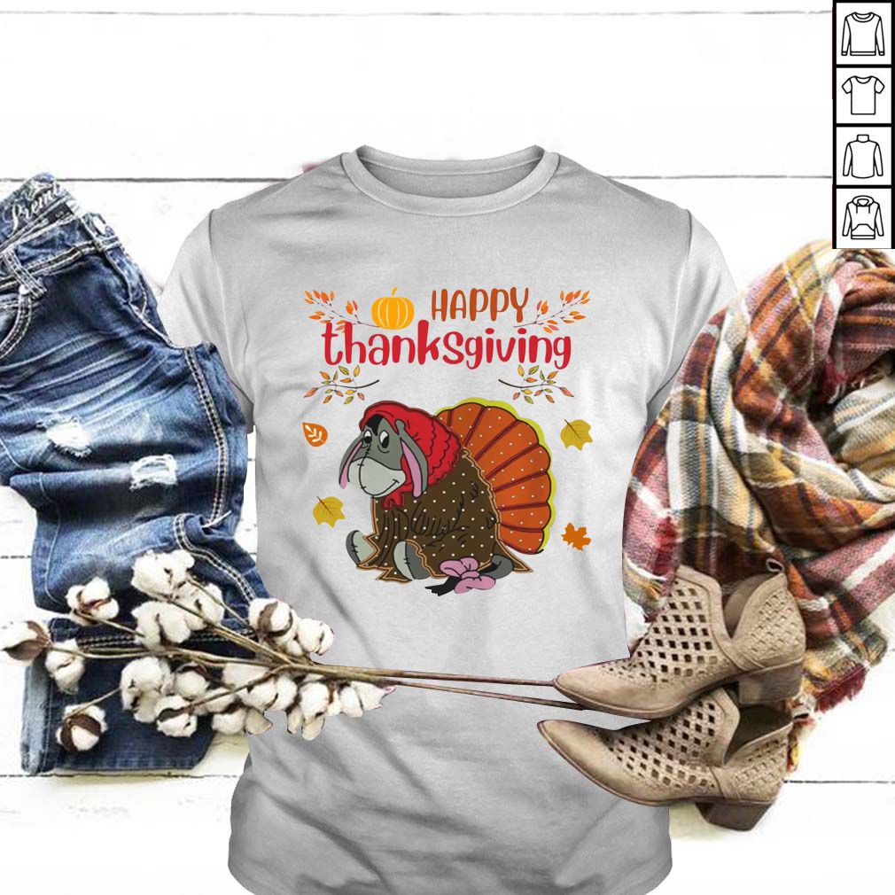 Happy Thanksgiving Eeyore In Turkey Costume Shirt