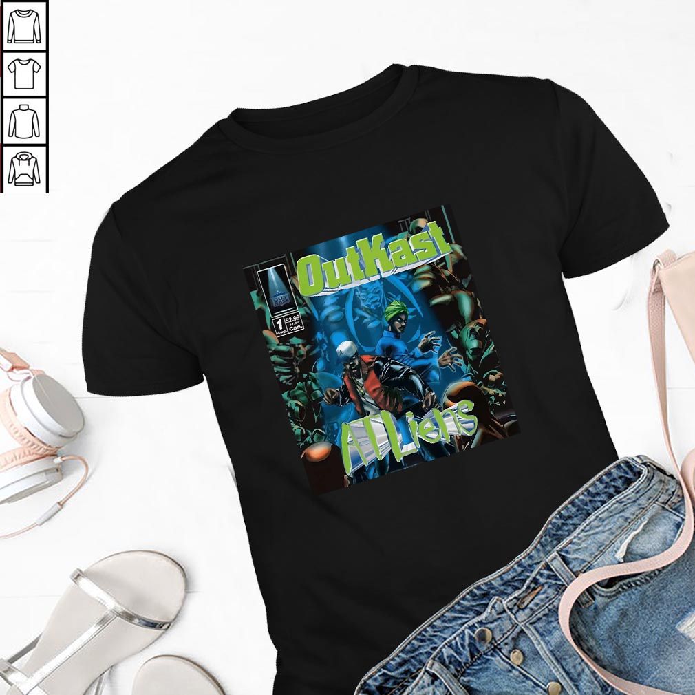 Hip Hop Group Outkast Album Atliens Cover T-Shirt