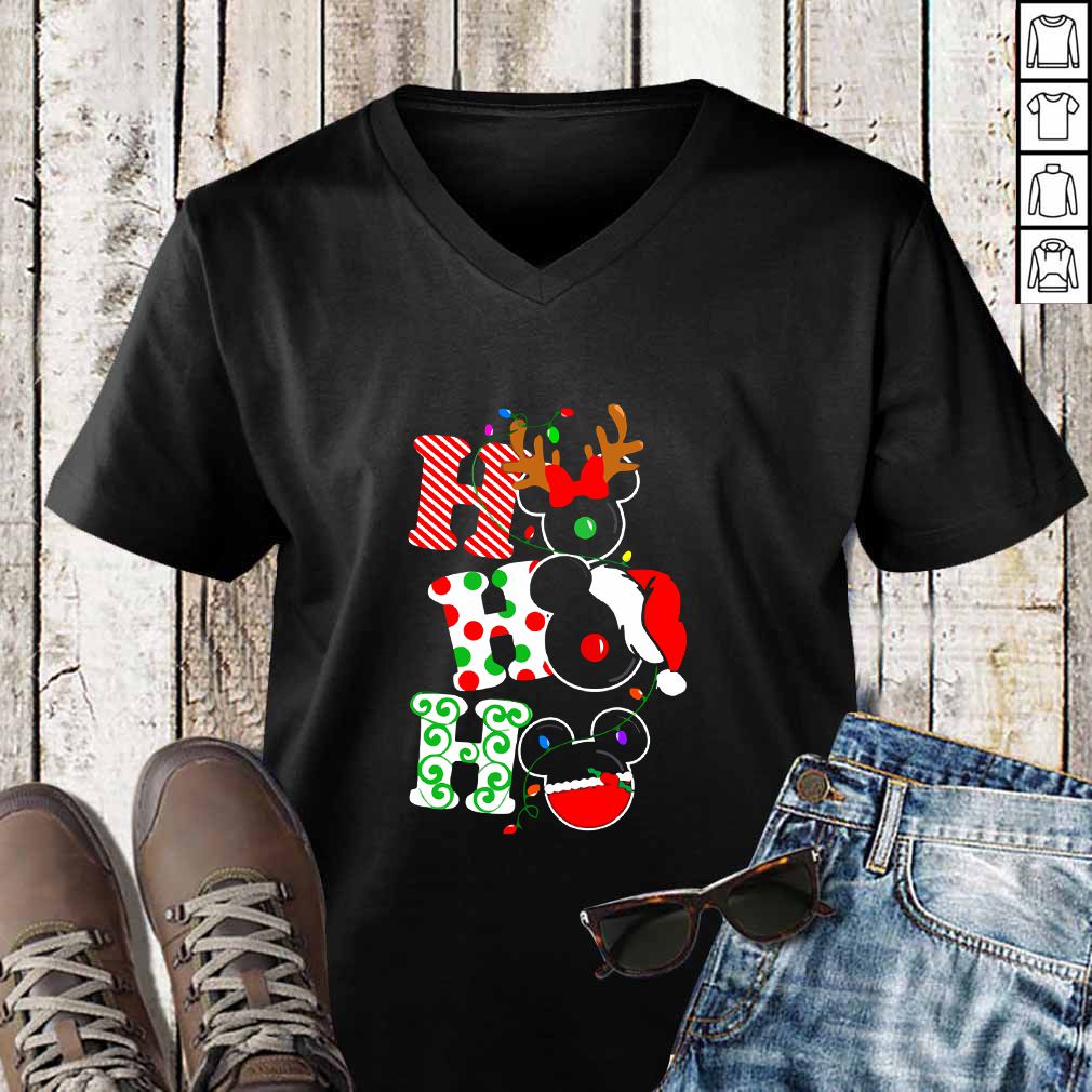 Ho ho ho Merry Christmas Disney Mickey T-Shirt