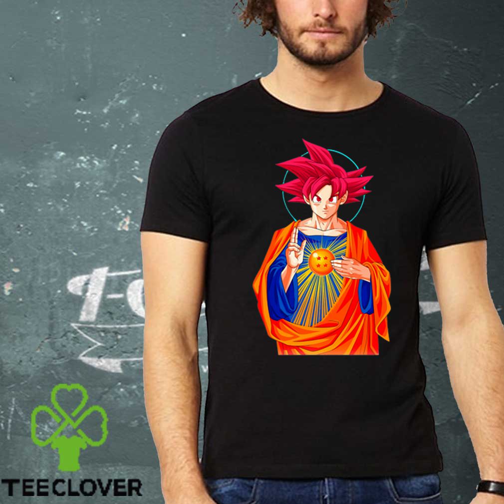 Jesus Mashup Son Goku Super Saiyan God hoodie, sweater, longsleeve, shirt v-neck, t-shirt