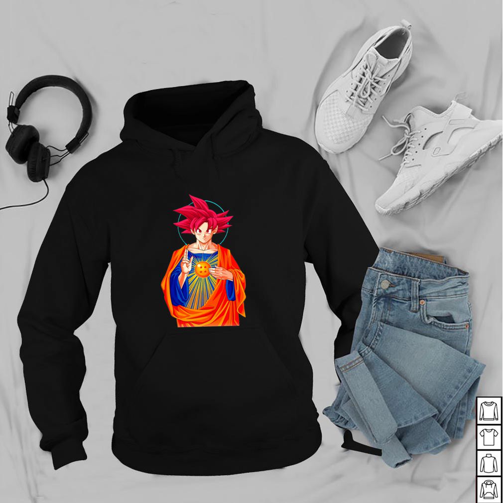 Jesus Mashup Son Goku Super Saiyan God hoodie, sweater, longsleeve, shirt v-neck, t-shirt