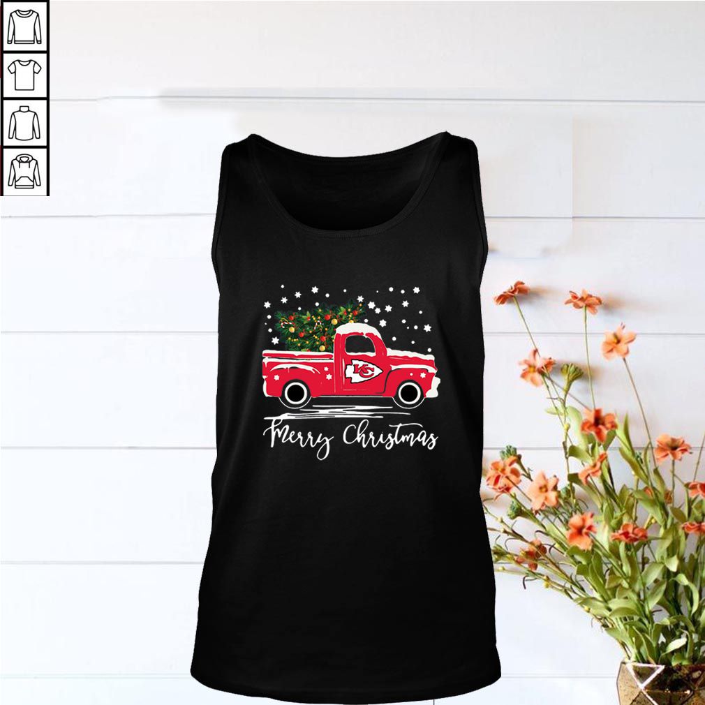 Kansas City Chiefs Truck Merry Christmas hoodie, sweater, longsleeve, shirt v-neck, t-shirt