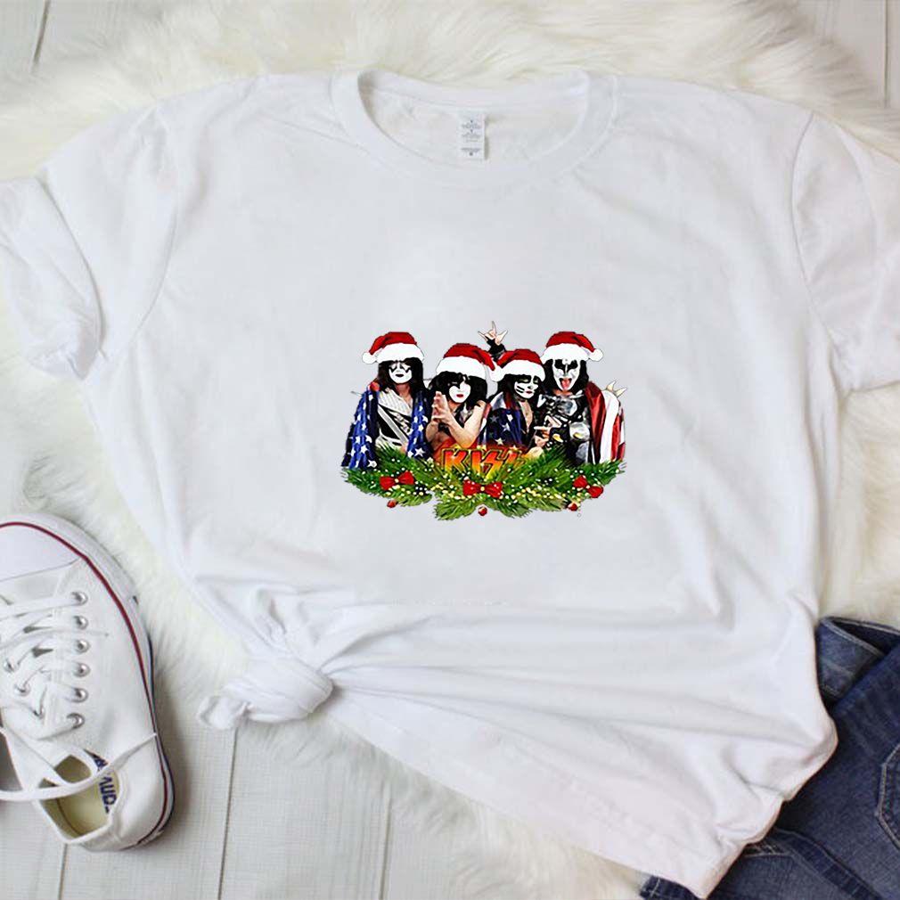 Kiss Merry Christmas American Flag hoodie, sweater, longsleeve, shirt v-neck, t-shirt 6